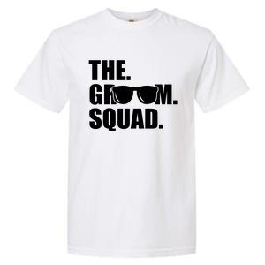 Groom Squad Sunglasses Bachelor Party Garment-Dyed Heavyweight T-Shirt