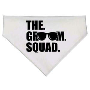 Groom Squad Sunglasses Bachelor Party USA-Made Doggie Bandana