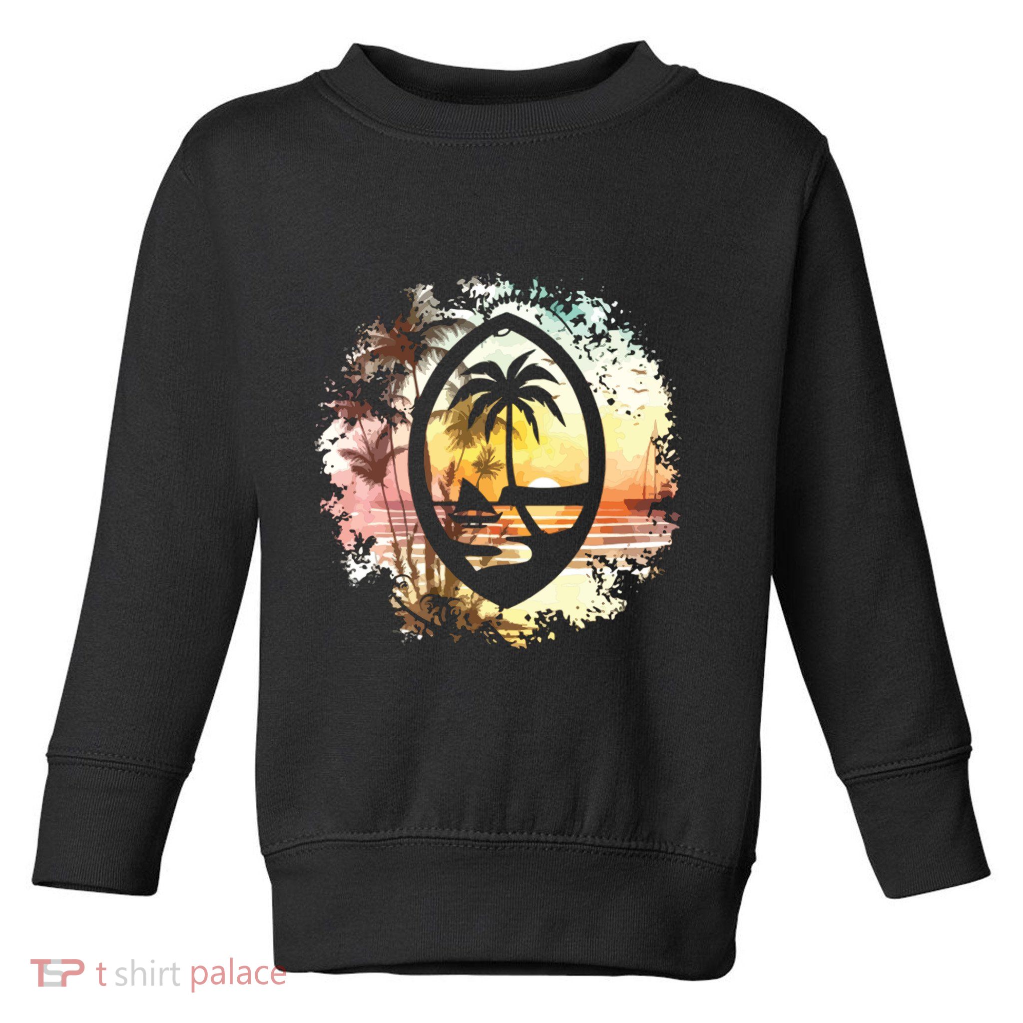 Guam Seal Sunrise Women Toddler Sweatshirt