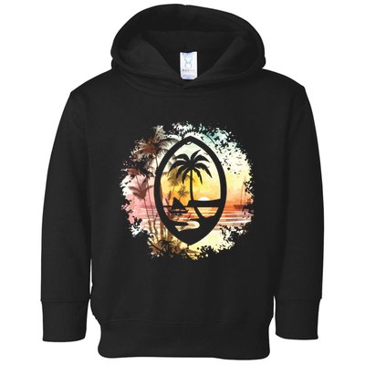 Guam Seal Sunrise Women Toddler Hoodie