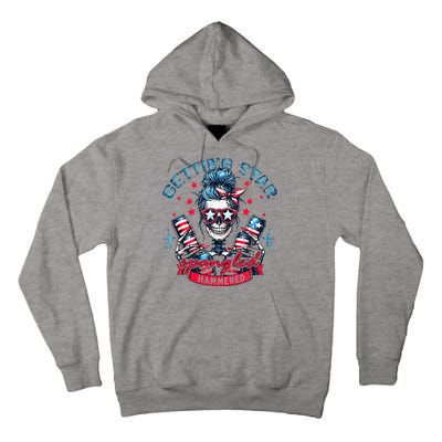 Getting Star Spangled Hammered Skeleton Tall Hoodie