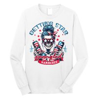 Getting Star Spangled Hammered Skeleton Long Sleeve Shirt