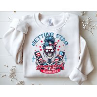 Getting Star Spangled Hammered Skeleton Sweatshirt