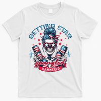 Getting Star Spangled Hammered Skeleton T-Shirt
