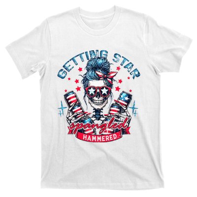 Getting Star Spangled Hammered Skeleton T-Shirt