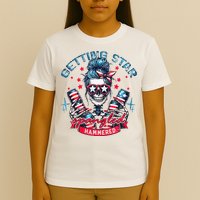 Getting Star Spangled Hammered Skeleton T-Shirt