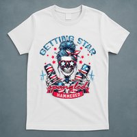 Getting Star Spangled Hammered Skeleton T-Shirt