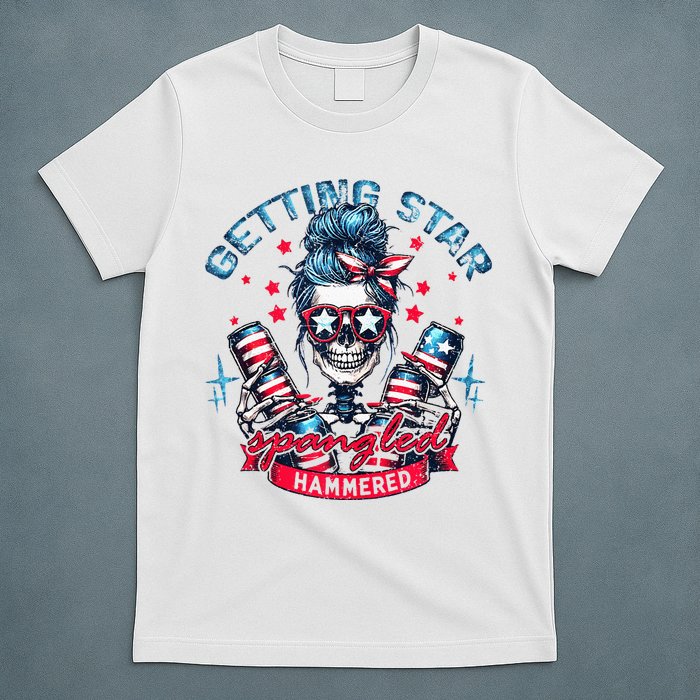 Getting Star Spangled Hammered Skeleton T-Shirt