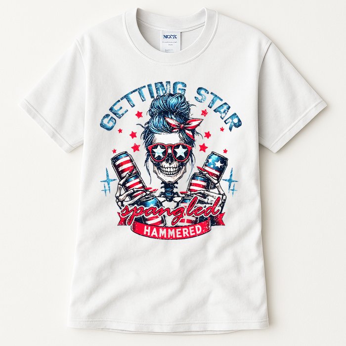 Getting Star Spangled Hammered Skeleton Tall T-Shirt