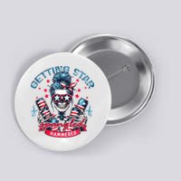 Getting Star Spangled Hammered Skeleton Button
