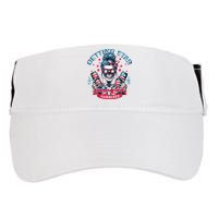 Getting Star Spangled Hammered Skeleton Adult Drive Performance Visor