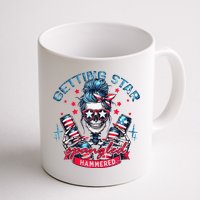 Getting Star Spangled Hammered Skeleton Mug