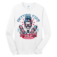 Getting Star Spangled Hammered Skeleton Tall Long Sleeve T-Shirt
