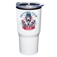 Getting Star Spangled Hammered Skeleton Tumbler