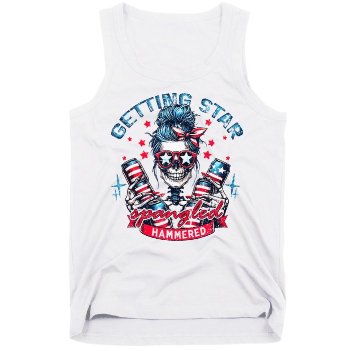 Getting Star Spangled Hammered Skeleton Tank Top