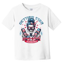 Getting Star Spangled Hammered Skeleton Toddler T-Shirt