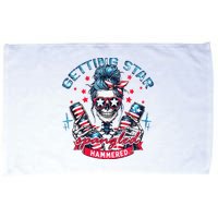 Getting Star Spangled Hammered Skeleton Microfiber Hand Towel