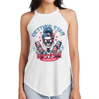 Getting Star Spangled Hammered Skeleton Women's Perfect Tri Rocker Tank