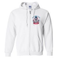 Getting Star Spangled Hammered Skeleton Full Zip Hoodie