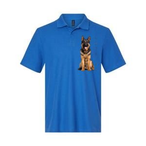 German Shepherd Shepard Dog Mom Dad Love Pet Puppy Softstyle Adult Sport Polo