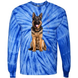 German Shepherd Shepard Dog Mom Dad Love Pet Puppy Tie-Dye Long Sleeve Shirt