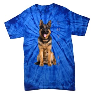 German Shepherd Shepard Dog Mom Dad Love Pet Puppy Tie-Dye T-Shirt