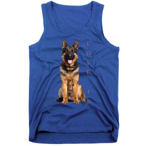 German Shepherd Shepard Dog Mom Dad Love Pet Puppy Tank Top