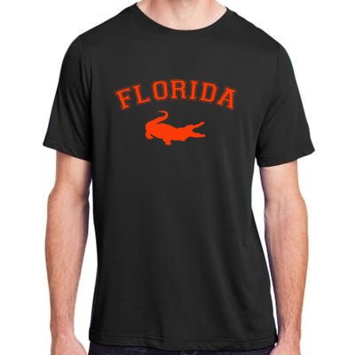 Gator School Sports Fan Team Spirit Mascot Heart Gift Adult ChromaSoft Performance T-Shirt