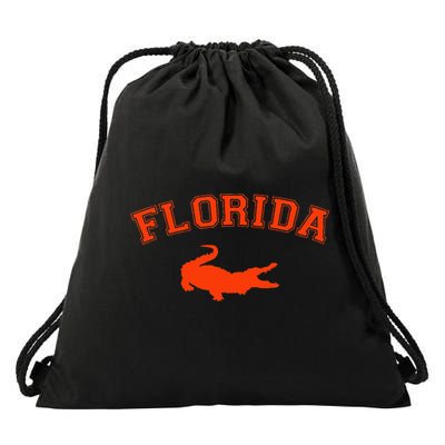 Gator School Sports Fan Team Spirit Mascot Heart Gift Drawstring Bag