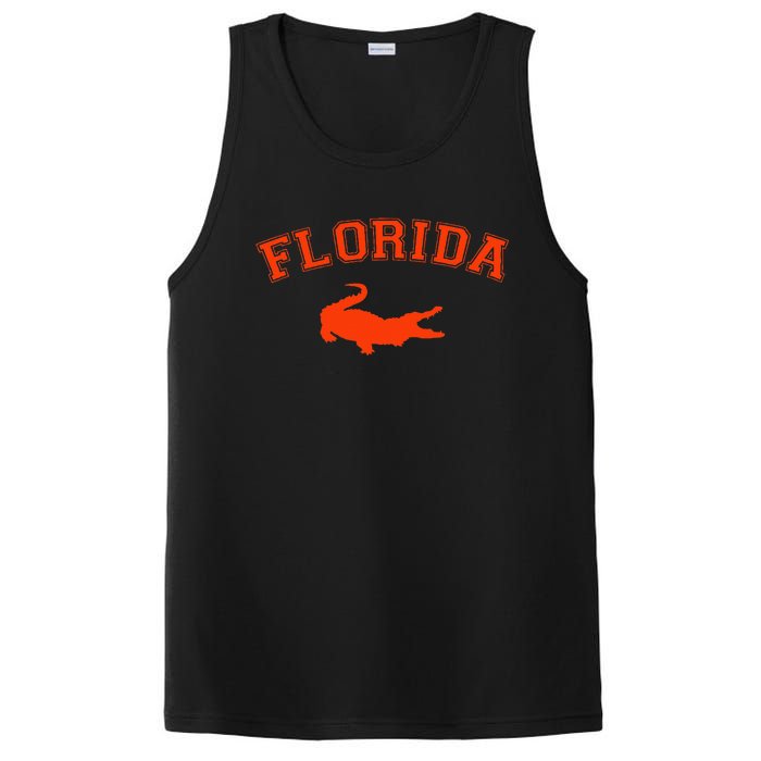 Gator School Sports Fan Team Spirit Mascot Heart Gift PosiCharge Competitor Tank