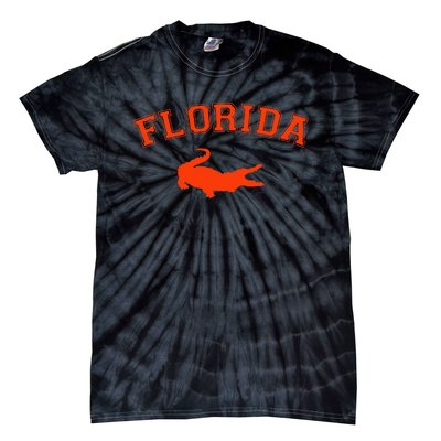 Gator School Sports Fan Team Spirit Mascot Heart Gift Tie-Dye T-Shirt