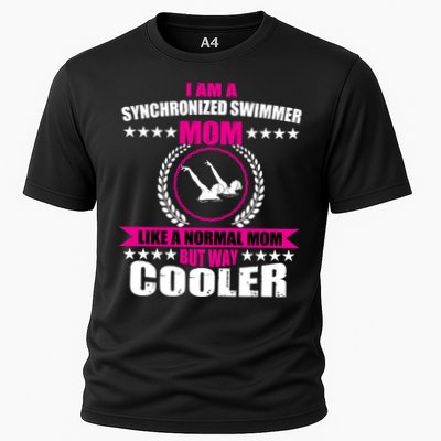 Great Synchronized Swimming Mom Design Synchro Gift Performance Shirt