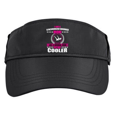 Great Synchronized Swimming Mom Design Synchro Gift Adult Drive Performance Visor