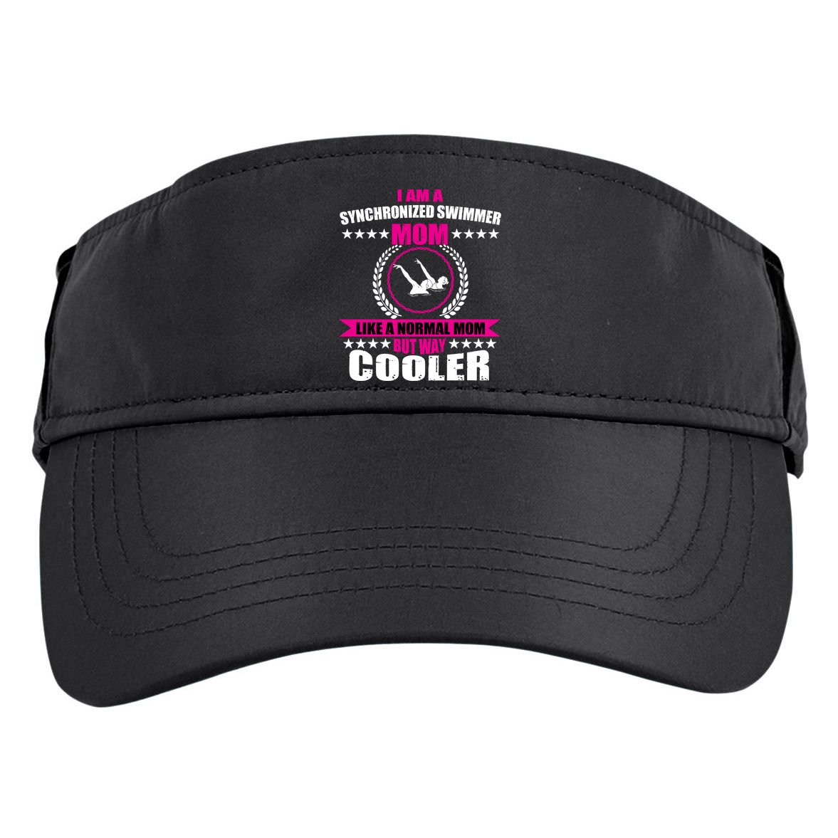 Great Synchronized Swimming Mom Design Synchro Gift Adult Drive Performance Visor