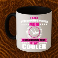 Great Synchronized Swimming Mom Design Synchro Gift Mug
