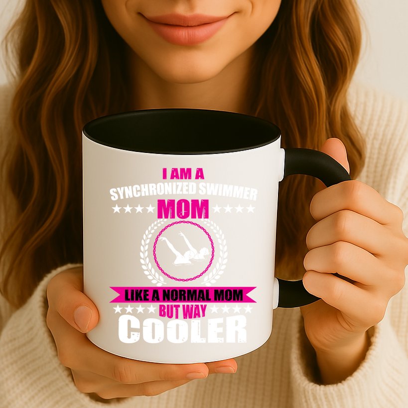 Great Synchronized Swimming Mom Design Synchro Gift Mug