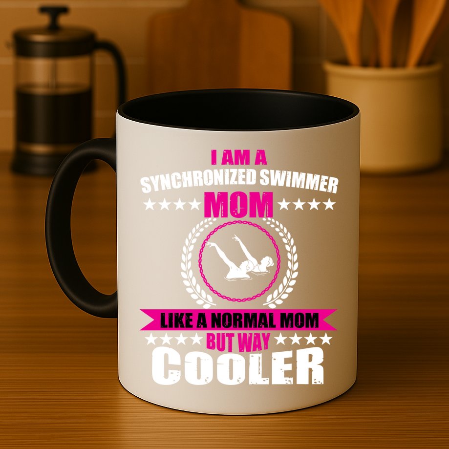 Great Synchronized Swimming Mom Design Synchro Gift Mug