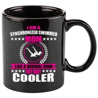 Great Synchronized Swimming Mom Design Synchro Gift 11oz C Handle Ceramic Mug