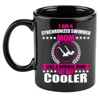 Great Synchronized Swimming Mom Design Synchro Gift 11oz C Handle Ceramic Mug