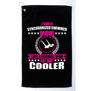 Great Synchronized Swimming Mom Design Synchro Gift Platinum Collection Golf Towel