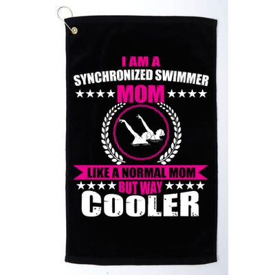 Great Synchronized Swimming Mom Design Synchro Gift Golf Towel
