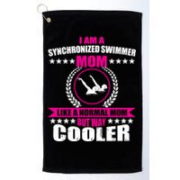 Great Synchronized Swimming Mom Design Synchro Gift Golf Towel