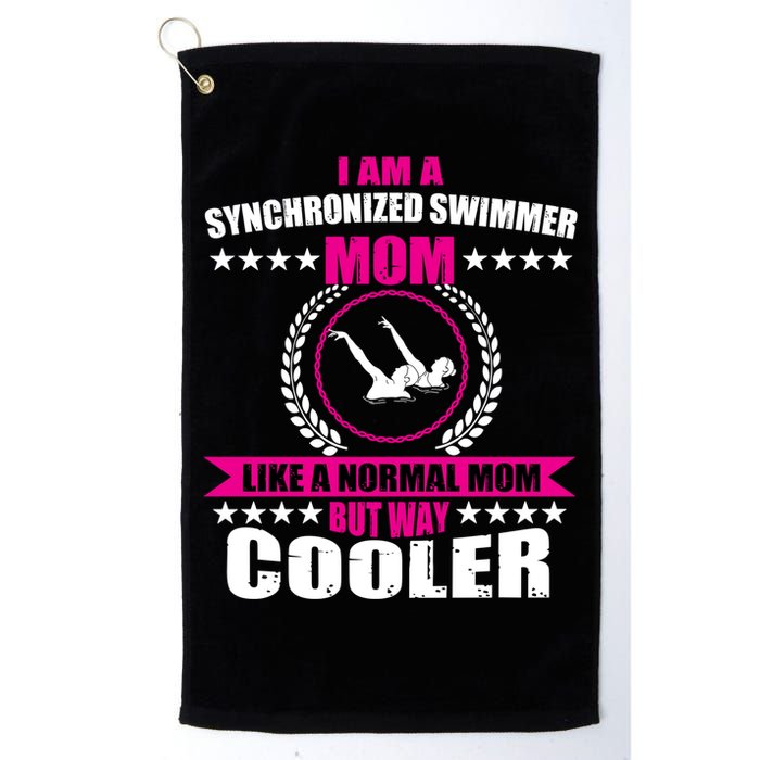 Great Synchronized Swimming Mom Design Synchro Gift Golf Towel