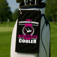 Great Synchronized Swimming Mom Design Synchro Gift Golf Towel