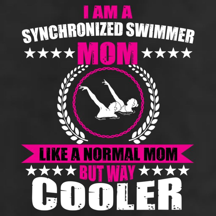 Great Synchronized Swimming Mom Design Synchro Gift Golf Towel