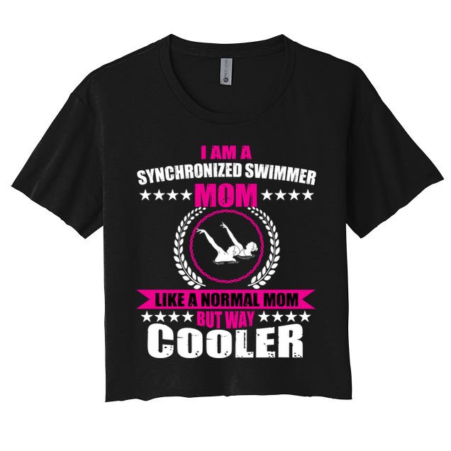 Great Synchronized Swimming Mom Design Synchro Gift Crop Top