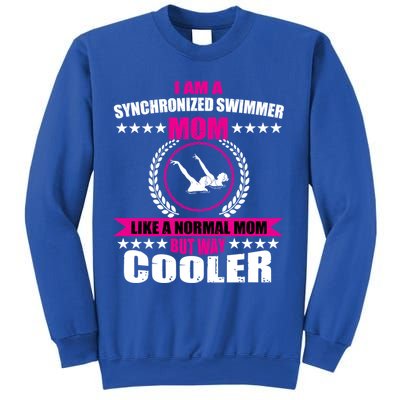 Great Synchronized Swimming Mom Design Synchro Gift Sweatshirt