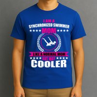 Great Synchronized Swimming Mom Design Synchro Gift T-Shirt