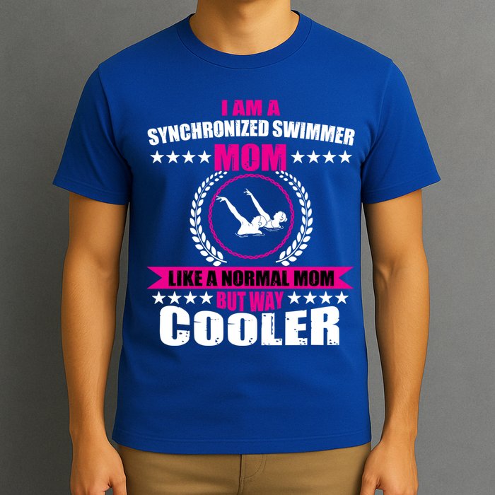 Great Synchronized Swimming Mom Design Synchro Gift T-Shirt