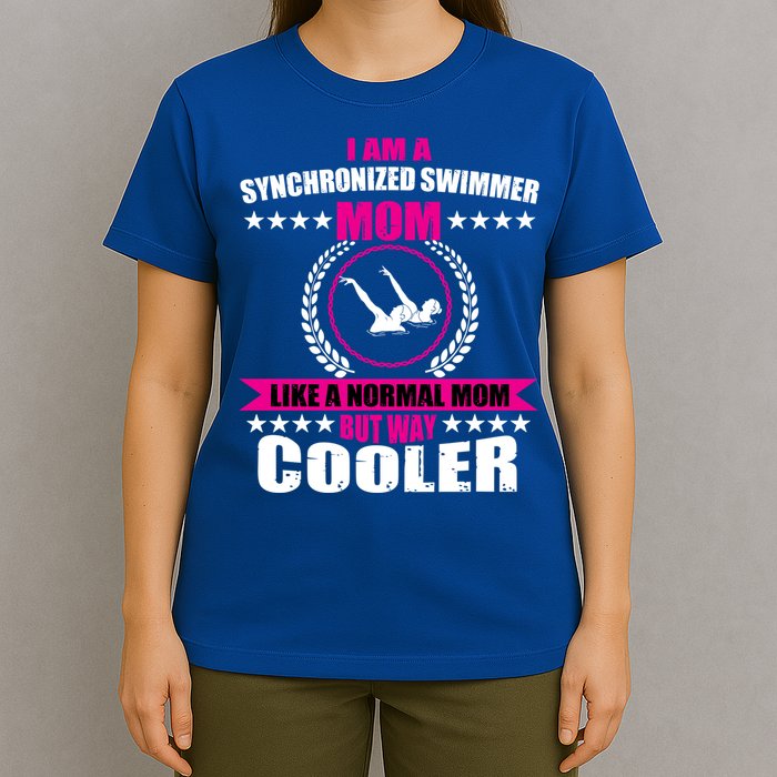 Great Synchronized Swimming Mom Design Synchro Gift T-Shirt